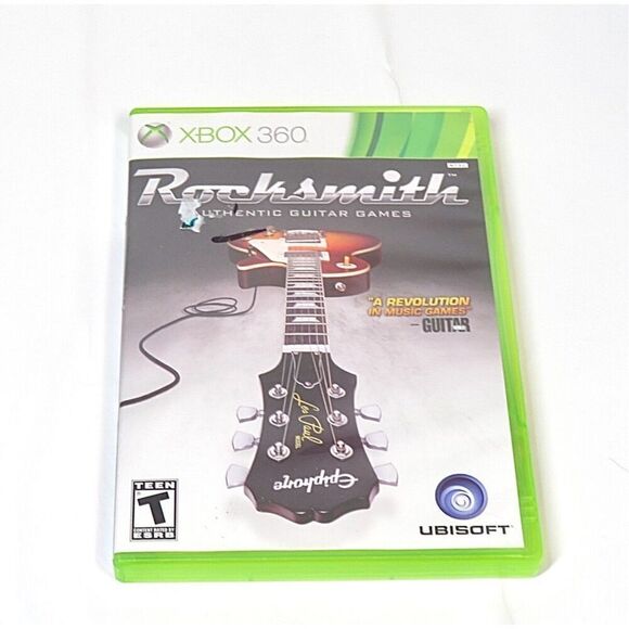 XBOX 360 ROCKSMITH Video Game Guitar Learning Playing Game 2011 Manual - Picture 1 of 4